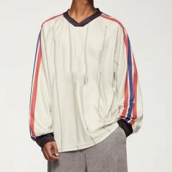 2 Pcs Youth Vintage Comfortable Knitted Streetwear Jersey