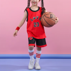 4 Sets Quick Dry Kids Sports Basketball Jersey
