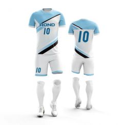 Comfortable Summer Football Team Jersey Shorts Family Set for Kids and Men