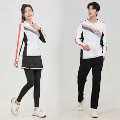 2 Couple Sets for Men Women Tennis T Shirt Skirt
